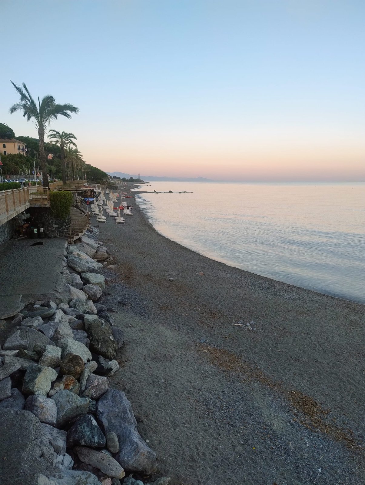 Il mare al tramonto